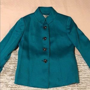 Super cute and trendy teal blazer